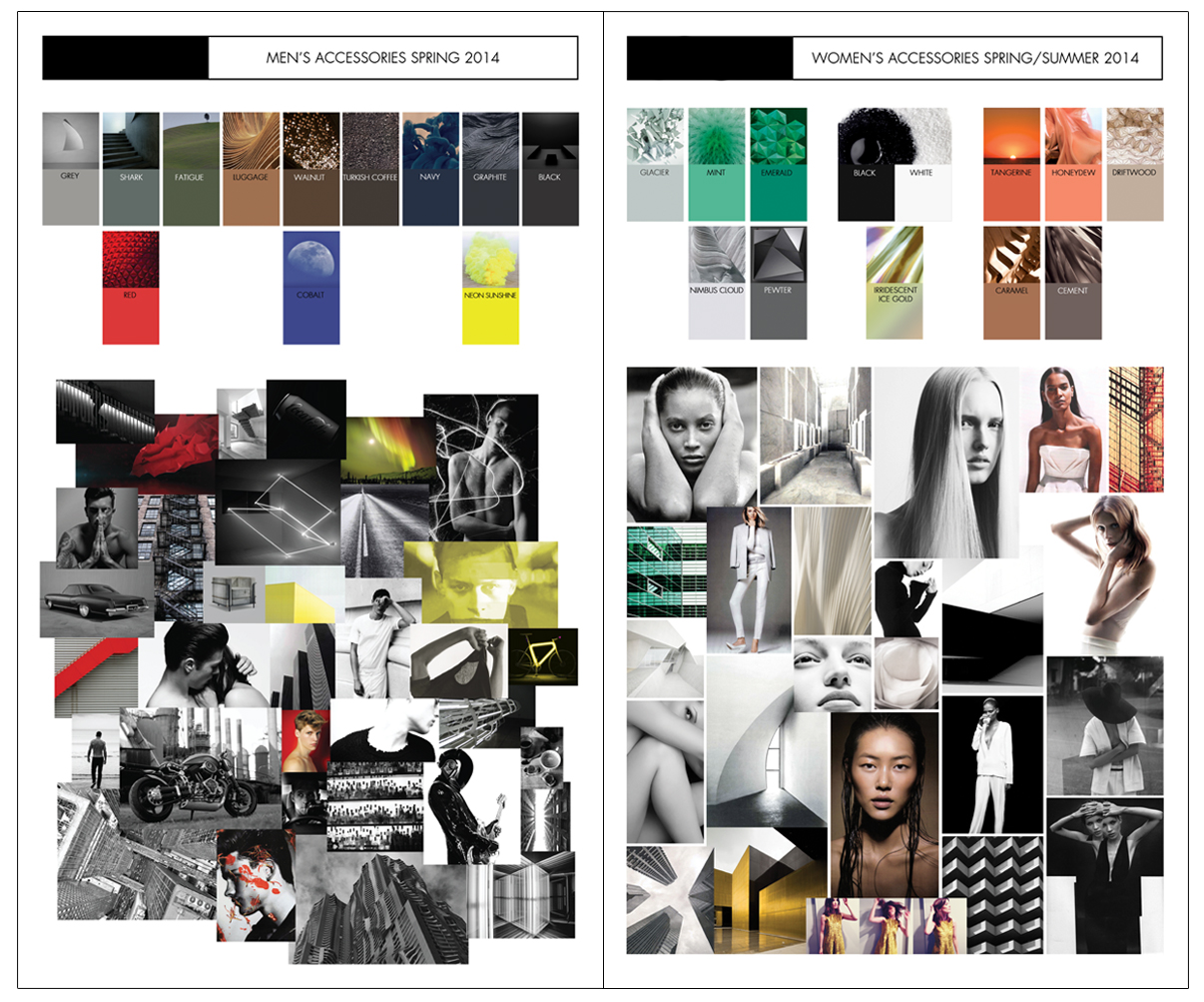 trend forecast and moodboard for fashion brands